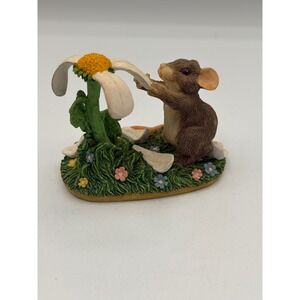 Charming Tails You Love Me You Love Me Not Mouse Daisy Figurine 87/395